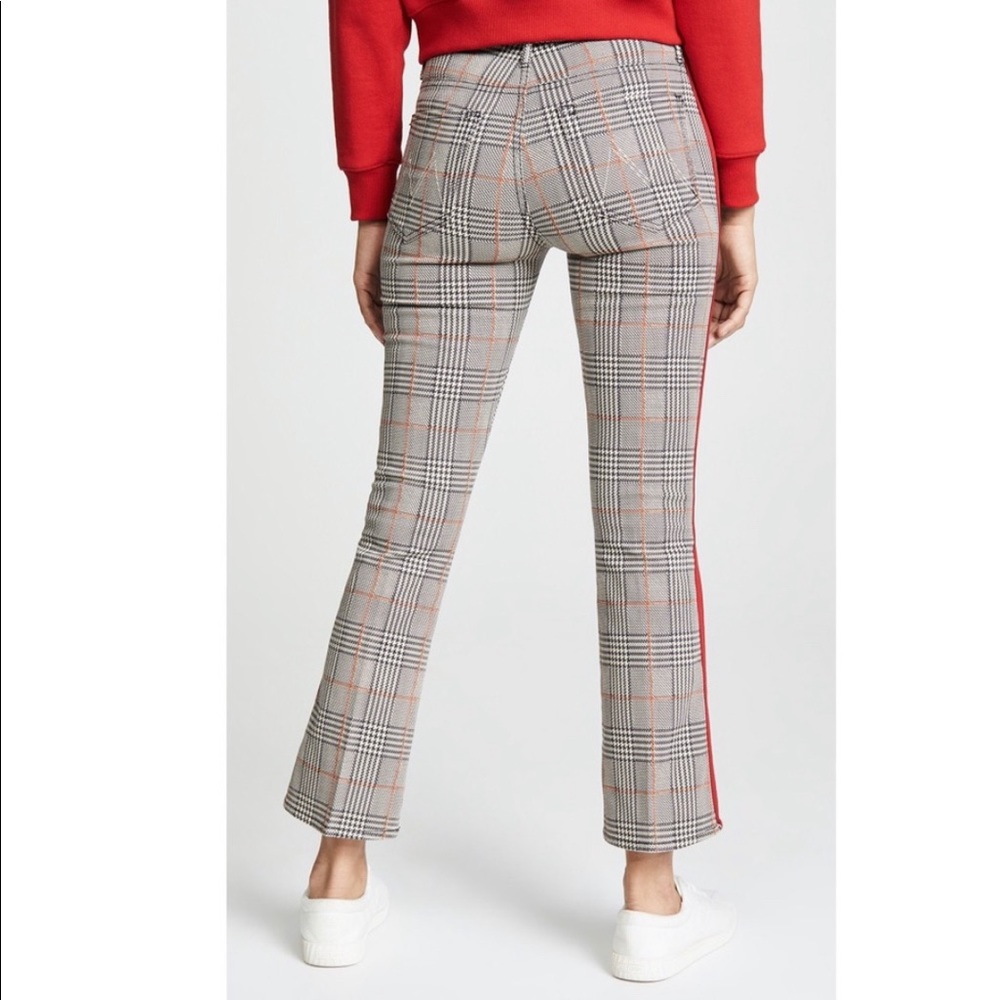 Mother Jeans Insider Plaid Ankle Pants New 25 - Picture 4 of 7